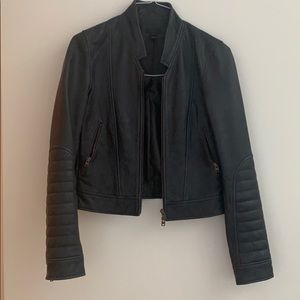 Jcrew Moto Jacket - dark navy / charcoal